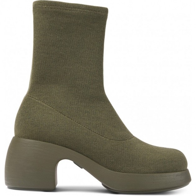 STIVALI TENCEL CAMPER THELMA K400619 OLIVE STIVALI TENCEL CAMPER THELMA K400619 OLIVE