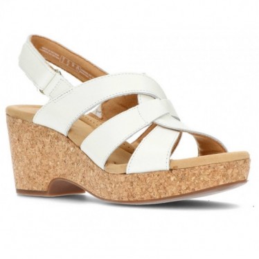 SANDALO CLARKS GISELLE WHITE