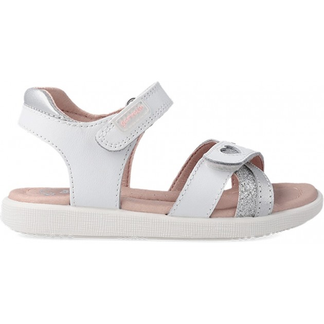 SANDALI CON CUORI GARVALIN 222410 BLANCO SANDALI CON CUORI GARVALIN 222410 BLANCO