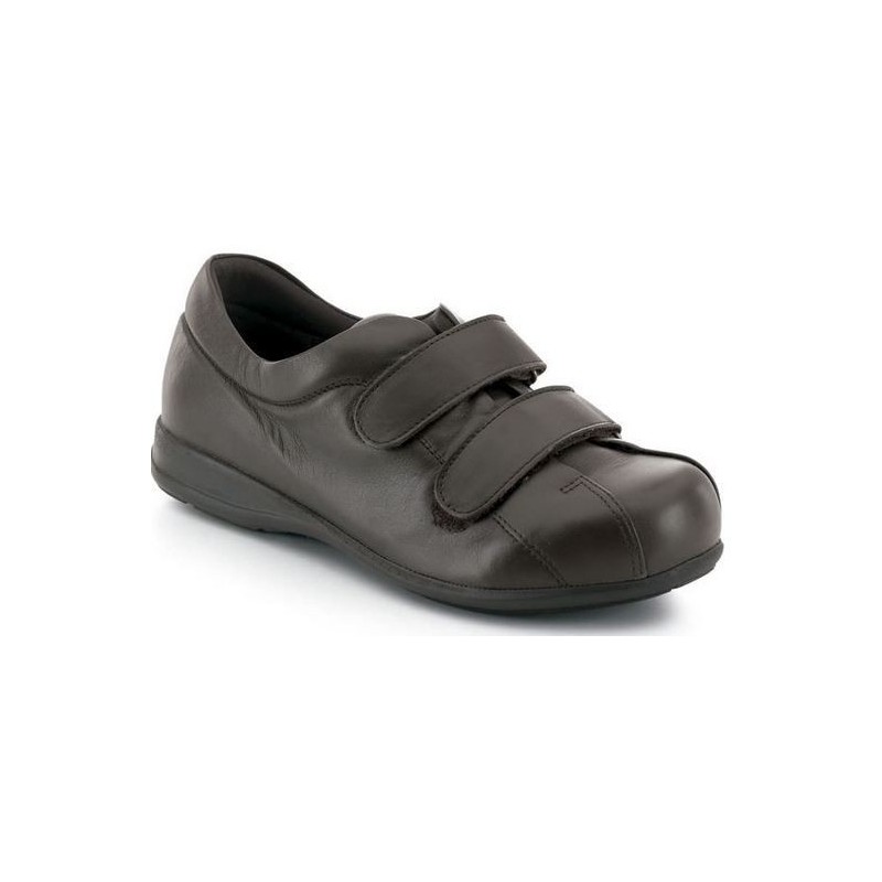 SCARPE CALZAMEDI VELCRO UNISEX PIE DIABETICO MARRON