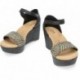 SANDALI CLARKS ROSEASE BLACK_LEATHER