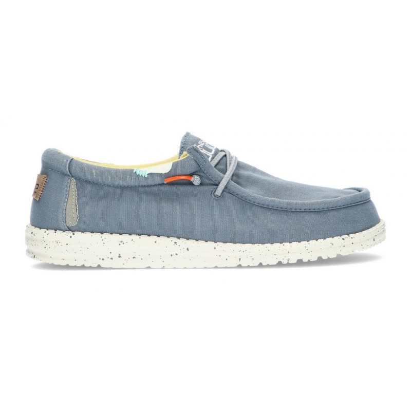 SCARPE DUDE WALLY WASHED 1115 BLUE_STONE