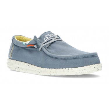 SCARPE DUDE WALLY WASHED 1115 BLUE_STONE