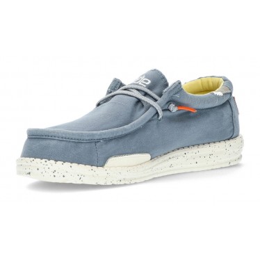 SCARPE DUDE WALLY WASHED 1115 BLUE_STONE