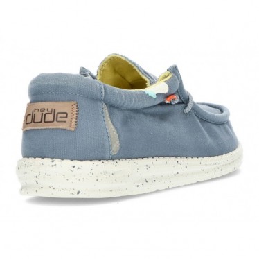 SCARPE DUDE WALLY WASHED 1115 BLUE_STONE