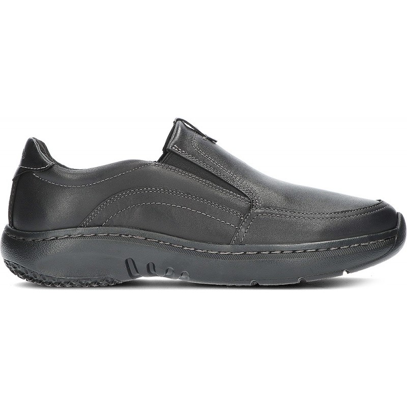 MOCASSINO IN PELLE CLARKS PRO STEP NEGRO