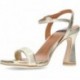 SCARPE CON TACCO ANGEL ALARCON CAROLE PLATINO