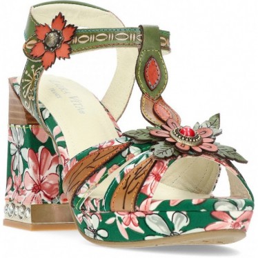 LAURA VITA NAYAO SCARPE CON TACCO FLORAL_VERDE