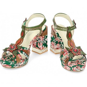 LAURA VITA NAYAO SCARPE CON TACCO FLORAL_VERDE