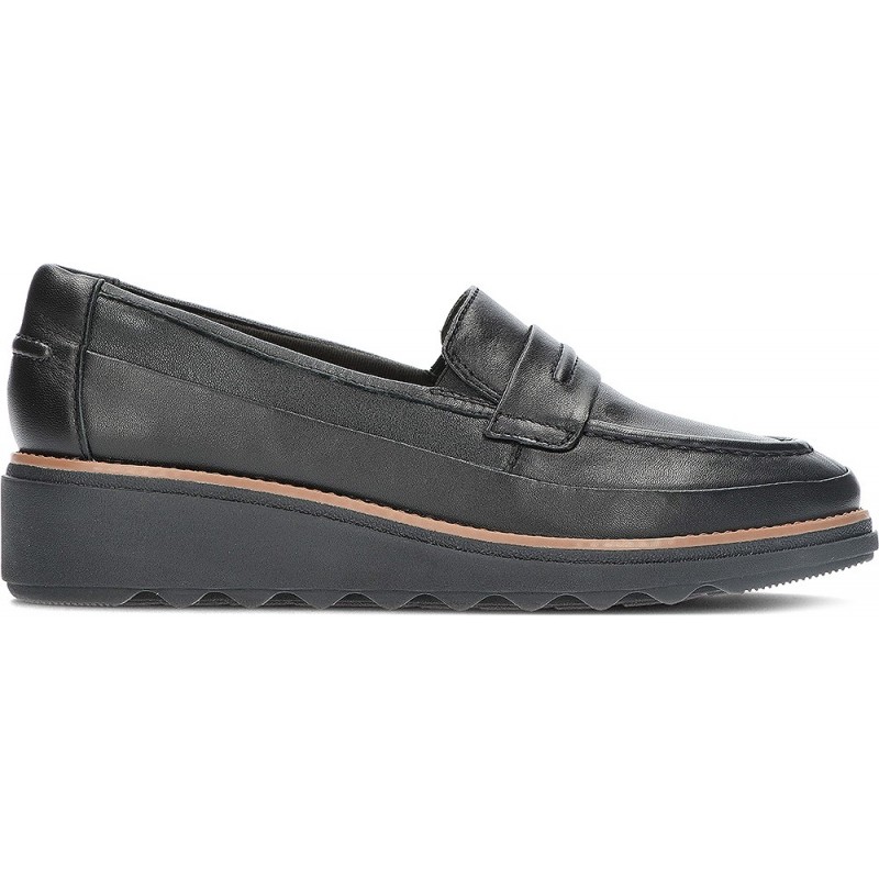 MOCASSINI SHARON ASTER CLARKS BLACK