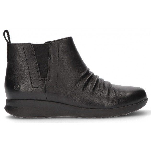 CLARKS UN ADORN STIVALI MEDIO ALLA CAVIGLIA BLACK