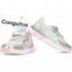 SNEAKERS CON CUORE LEGGERO CONGUITOS 247001 SILVER