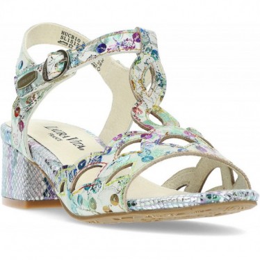 LAURA VITA HUCBIO SCARPE CON TACCO FLORAL_BLANCO