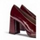 MERAVIGLIE CAPITANO H-5921 SCARPE CON TACCO BURDEOS