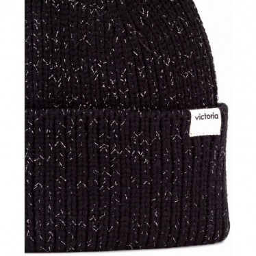 CAPPELLO VICTORIA CON DETTAGLIO LUREX 9123008 NEGRO