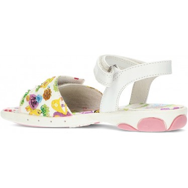 SANDALO LELLY KELLY LK55521 GIRAFFA ED ELEFANTE WHITE