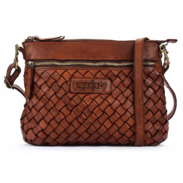 BORSA A TRACOLLA PIKOLINOS FAURA WHA-181 COGNAC BORSA A TRACOLLA PIKOLINOS FAURA WHA-181 COGNAC