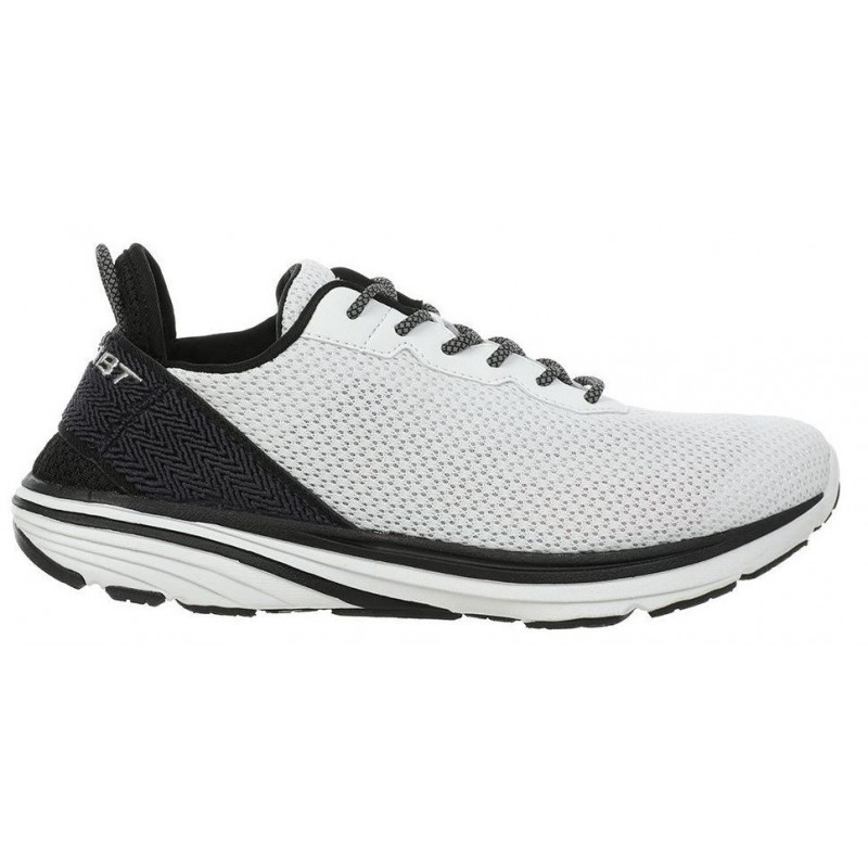 SNEAKERS MBT GADI ALLACCIATE M. BLACK_WHITE