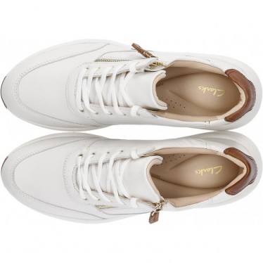 SNEAKERS CLARKS UN RIO ZIP WHITE