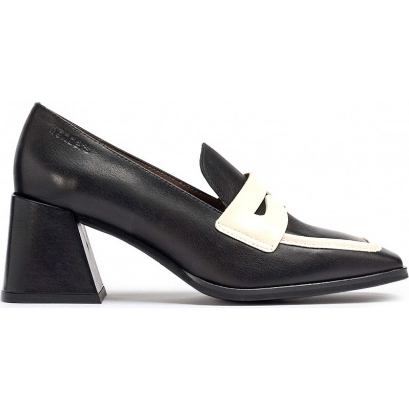SCARPE CON TACCO MERAVIGLIE FIODOR H-4351 NEGRO