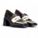 SCARPE CON TACCO MERAVIGLIE FIODOR H-4351 NEGRO