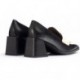 SCARPE CON TACCO MERAVIGLIE FIODOR H-4351 NEGRO