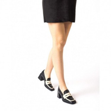 SCARPE CON TACCO MERAVIGLIE FIODOR H-4351 NEGRO