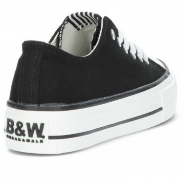 SNEAKERS BYW BASIC IN TELA 52715 NEGRO