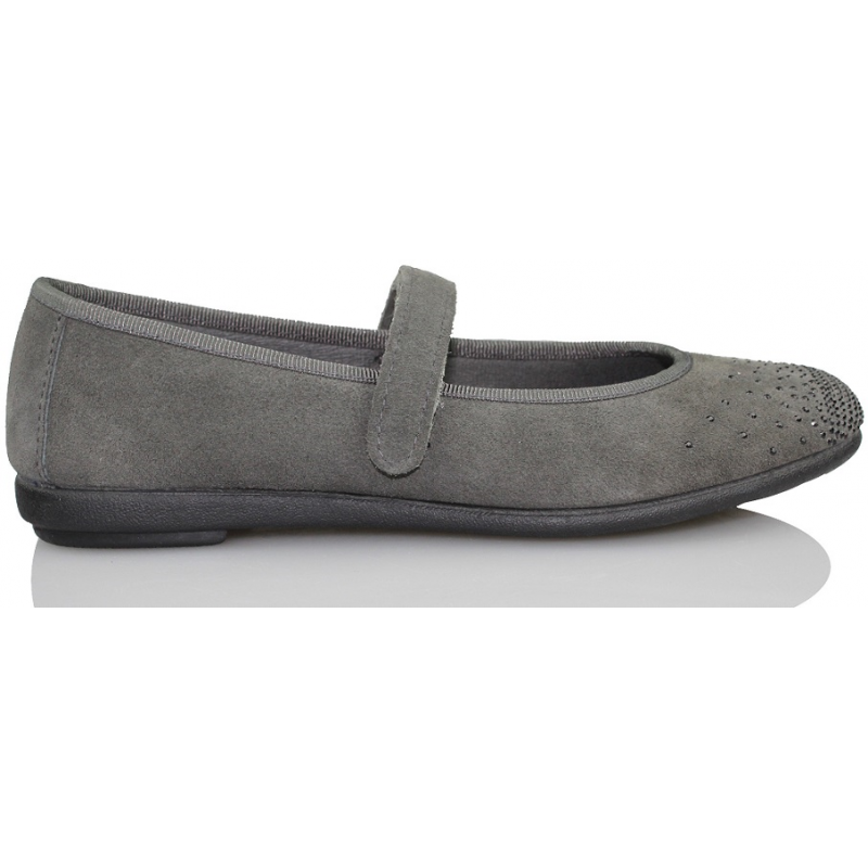 VULLADI SERRAJE PU RAGAZZA BALLERINA COMODA 6408 GRIS