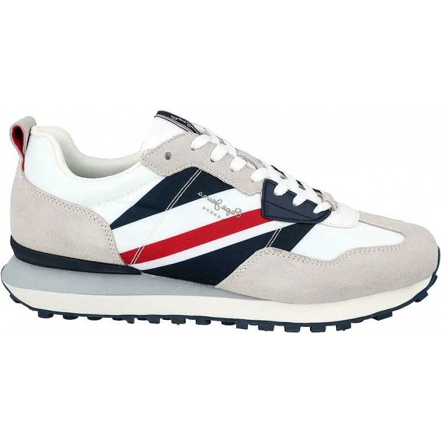 PEPE JEANS FOSTER SNEAKERS UOMO STAMPA PMS30944 WHITE PEPE JEANS FOSTER SNEAKERS UOMO STAMPA PMS30944 WHITE