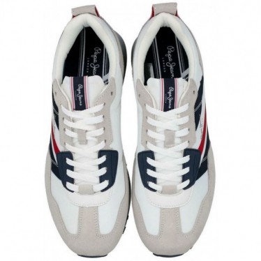 PEPE JEANS FOSTER SNEAKERS UOMO STAMPA PMS30944 WHITE