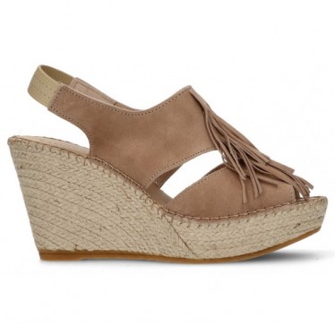 FRANGE DI APRODITE ESPADRILLES MARRONE BEIGE