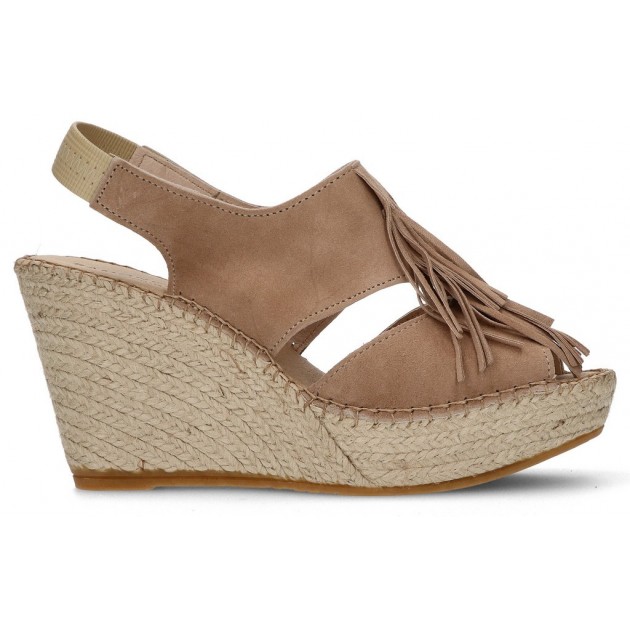 FRANGE DI APRODITE ESPADRILLES MARRONE BEIGE