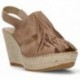 FRANGE DI APRODITE ESPADRILLES MARRONE BEIGE