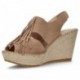 FRANGE DI APRODITE ESPADRILLES MARRONE BEIGE