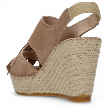 FRANGE DI APRODITE ESPADRILLES MARRONE BEIGE