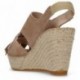 FRANGE DI APRODITE ESPADRILLES MARRONE BEIGE