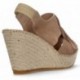 FRANGE DI APRODITE ESPADRILLES MARRONE BEIGE