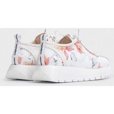 WONDERS START SNEAKERS FLOREALI A-2424 FLORAL_WHITE