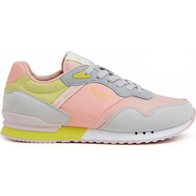 PEPE JEANS SNEAKERS LONDON MAD PLS31464 PINK PEPE JEANS SNEAKERS LONDON MAD PLS31464 PINK