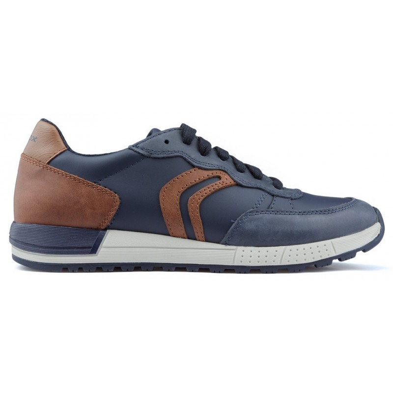 Sneakers GEOX ALBEN NAVY_COGNAC