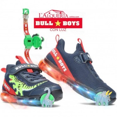 BULL BOYS T-REX SPORT CON LUCE DNAL-2130 AZUL