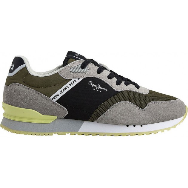 PEPE JEANS SNEAKERS LONDON ONE HERO PMS30931 KAKI PEPE JEANS SNEAKERS LONDON ONE HERO PMS30931 KAKI