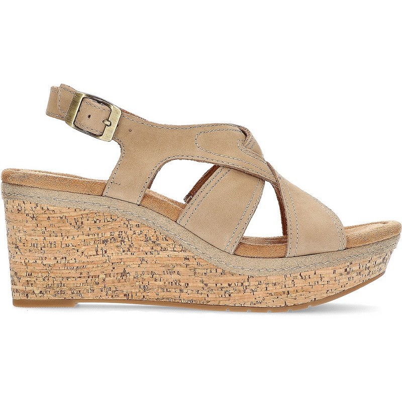 SANDALI CLARKS ELLERIRAE NOUGAT