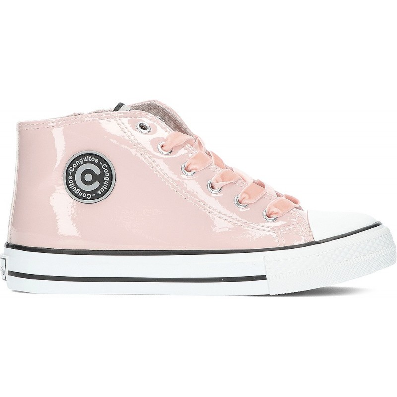 SNEAKERS ALTE IN VERNICE CONGUITOS 283009 ROSA