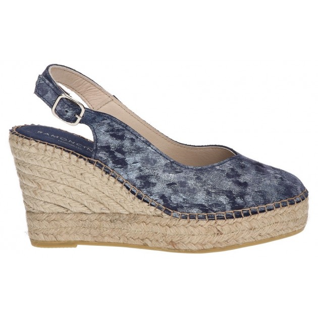 ESPADRILLES PIETRE AL CIOCCOLATO PUNTO AZUL