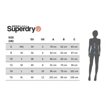 TOP SUPERDRY W3110357A RACCOLTO MULTILOGO GREY