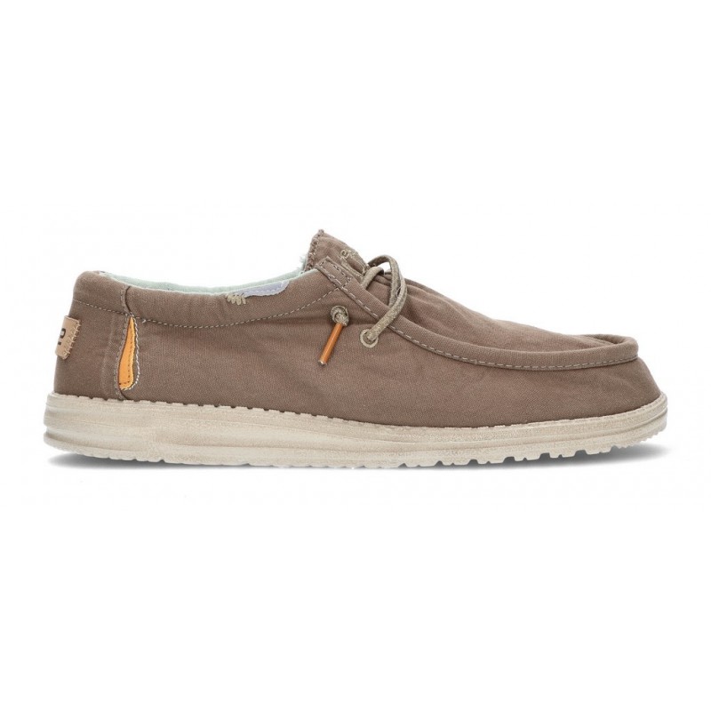 SCARPE DUDE WALLY WASHED 1115 WALNUT