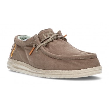 SCARPE DUDE WALLY WASHED 1115 WALNUT