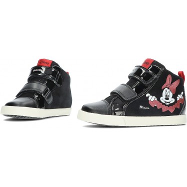 GEOX STIVALI MINNIE MOUSE B36D5D BLACK_RED